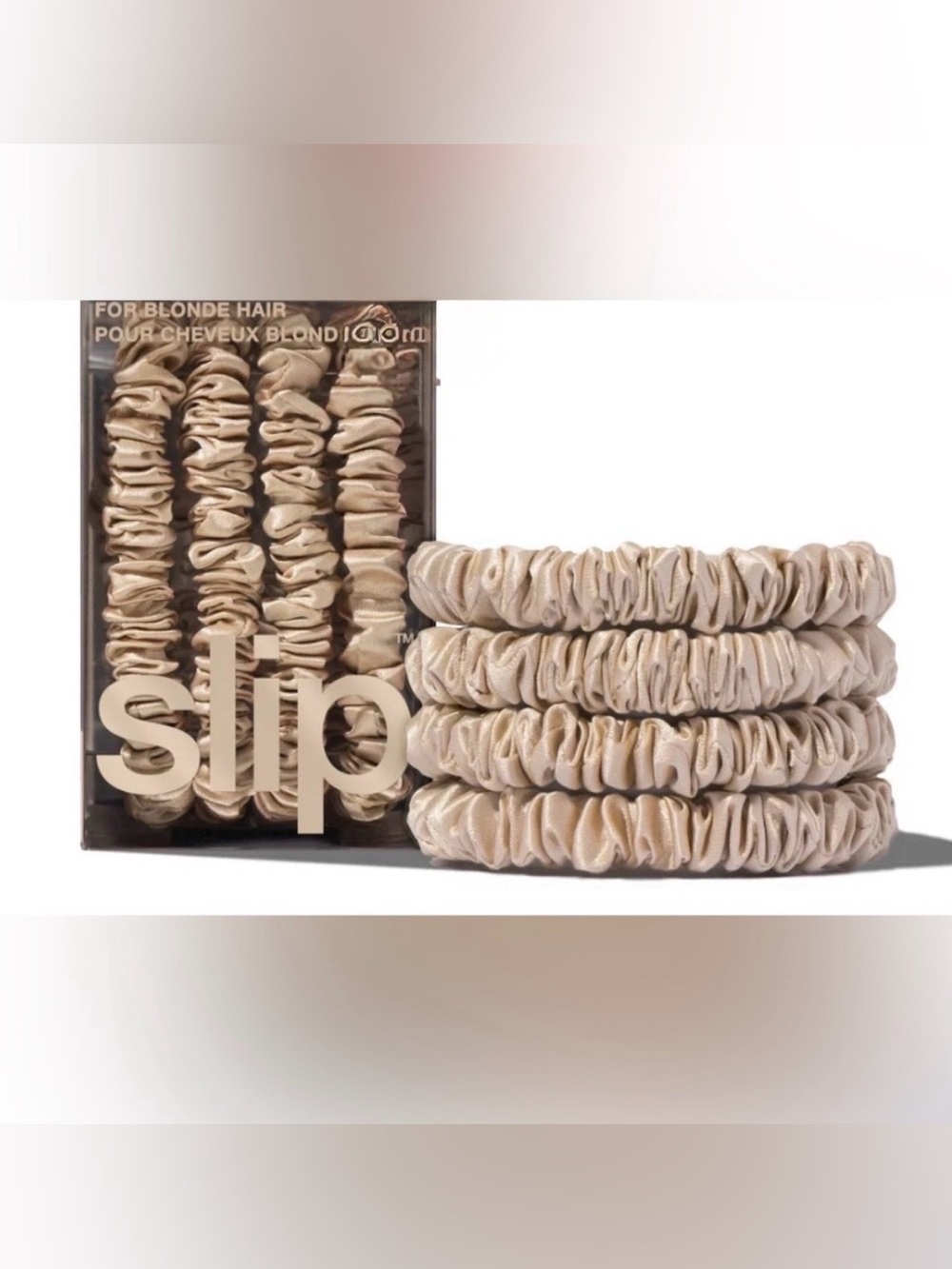 Slip Back To Basics Blonde
Skinny Scrunchies